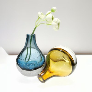 Jarrón de cristal creativo de ámbar de lujo ligero - Product Image 4
