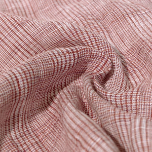 138Cm 126gsm 100% Vải Lanh Tinh Khiết Sợi-Nhuộm Kiểm Tra Sọc Độ Ẩm Wicking Bền Sẵn Sàng Cổ Phiếu Dệt Cho Mùa Xuân/Mùa Hè Tops - Product Image 4