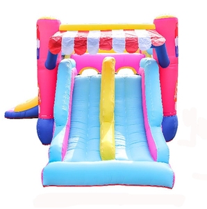 Castillo de salto inflable para niños de la marca Candy para fiestas Casa de rebote temática de helados a la venta para negocios - Product Image 5