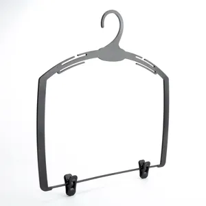 Hot sale on Classic modsern custom logo hangers hot selling black underwear hangers for swimwear lingerie plastic hanger