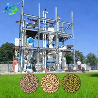 Línea de Producción de Alimentos para Aves y Ganado de 5t/h / Máquina de Procesamiento de Alimentos para Vacas, Cerdos y Pollos / Planta de Producción de Alimentos