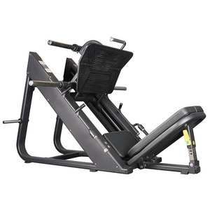 Equipo de gimnasio comercial, entrenamiento de fuerza, placa de peso, carga, máquina de prensa de piernas con inclinación lineal, prensa de piernas de 45 grados - Product Image 4