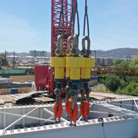 Émerillon de levage marin robuste en acier forgé certifié DNV de type US, avec goupille de sécurité S6 en acier allié, pour ancrage et levage de quilles