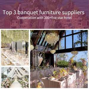 Marco de metal dorado Banquete Evento DE BODA Asientos apilables Muebles de fiesta de hotel Silla Chiavari - Product Image 5