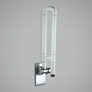 Barra de apoyo plegable para inodoro LAW Fs012 Fs015 de nylon antideslizante para baño, uso para personas mayores - Product Image 3