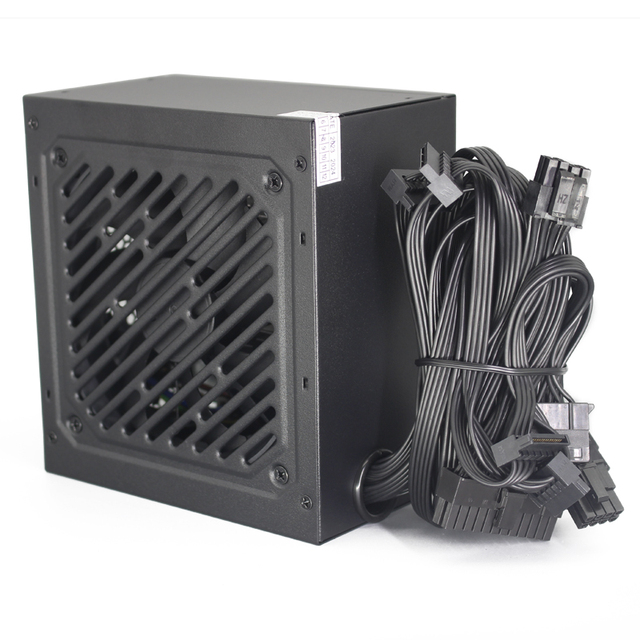 SNOWMAN 400W High Quality Real PC Power Supply 80 Plus Gold ATX for Gaming PCs with PCI-E Interface 12V Output in Stock