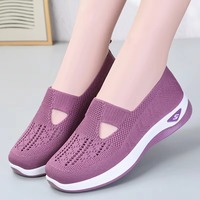 Nouvelle Arrivée Chaussures Décontractées à Plateforme pour Femmes, Respirantes, Amorties, Légères, Antidérapantes, Confortables pour le Quotidien et la Marche