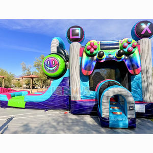 Tobogán Acuático Inflable Comercial, Castillo Hinchable Combinado con Piscina de Pelotas <span class=keywords><strong>para</strong></span> Fiestas Infantiles - Product Image 3