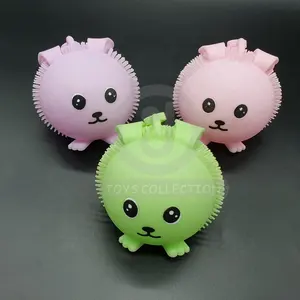 Diseños personalizados personalizado Animal Spike juguetes con LED punta juguete estrés aliviar juguete Animal lindo