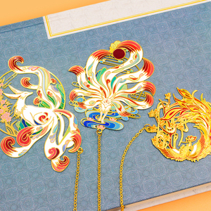 Metal Die Cut Personalized 3D Cute Book Marks Stainless Steel Anime Sublimation Custom Metal Magnetic Promotional Bookmarks