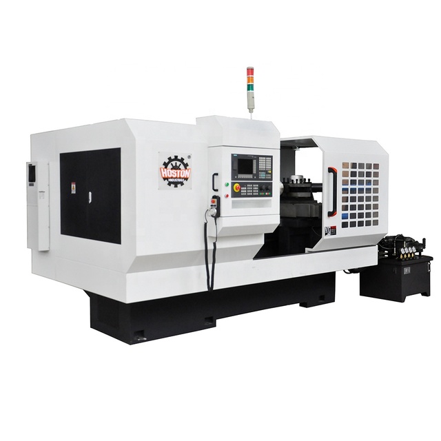 Automatic CNC Metal Spinning Lathe 2 Axis 4 Tool Heavy Duty Turning Machine