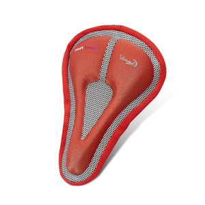 Funda de sillín de bicicleta de espuma viscoelástica Yueli, color rojo, cómoda para bicicletas ordinarias, unisex, para adultos - Product Image 1