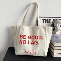 Sac fourre-tout en toile de coton naturel avec logo personnalisé, bouton pression, fond large surdimensionné, sac d'épicerie réutilisable, imprimé à l'écran