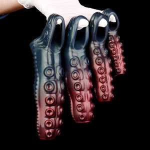 Neuankömmling XL Größe Penis vergrößerung <span class=keywords><strong>Octopus</strong></span> Knot Cock Sleeve Stretcher Extender Lock Sperma Sexy Shop Sexspielzeug für Männer - Product Image 6