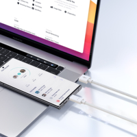 Câble USB A vers C tressé en nylon, charge rapide 3A, cuivre pur, écologique, 1m, cordon de synchronisation de données Type C pour iPhone 16, tablette Android