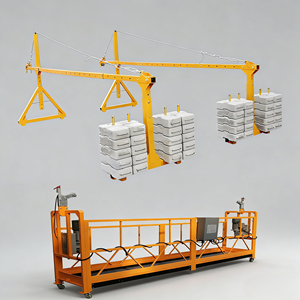 Plateforme de <span class=keywords><strong>suspension</strong></span> électrique en alliage d'aluminium et d'acier |   Cradle galvanisé à chaud |   Travaux de maintenance extérieure des bâtiments de grande hauteur - Product Image 3