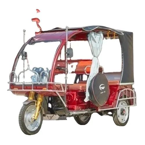 Prix bon marché trois roues vélo pousse-pousse adulte tricycle 60V1000W frein à tambour électrique passager tricycle tuk tuk à vendre