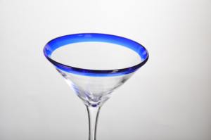 Samlife-MT22401カスタムマティーニグラスカップメキシコスタイルブルーリムマティーニグラス - Product Image 2