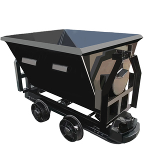 Vagón de Minería Subterránea de 0.75m³ con <span class=keywords><strong>Descarga</strong></span> Lateral Rápida, Carro de Transporte de Mineral Resistente - Product Image 1