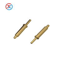 Conector Pogo Pin de Alta Corriente de Latón, 2mm 3mm 5mm, Chapado en Oro, Resorte de Carga para PCB, 2A 3A, DIP