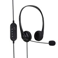 Casque filaire USB RJ9 RJ11 avec suppression du bruit pour appels de bureau, télétravail et centres d'appels