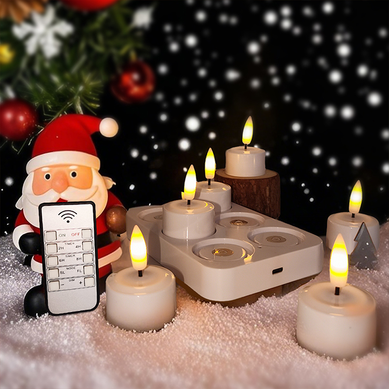 Remote Control Rechargeable LED Candle (Set of 6) - Shenzhen Goldstar Electronic Co., Ltd.