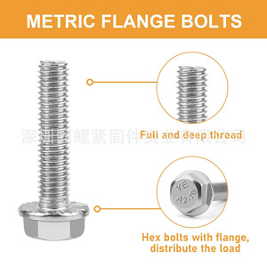 304 Stainless Steel Flange Bolt Set M6 Hex Screw <b>Box</b> 135pcs Kit <b>Tool</b> Sets - Product Image 4
