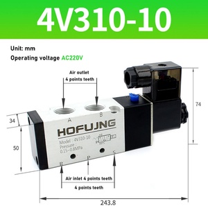 Válvula de Control Neumática de Aire Hofujng 4V210-08 DC24V - Product Image 3