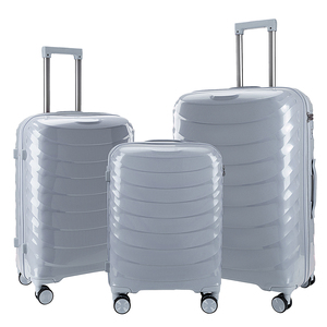 Set di Valigie in Materiale PP di Alta Qualità, 3 Pezzi di Diverse Dimensioni con Serratura Standard Sicura per Uso Personale in Viaggi Lunghi all'Aperto - Product Image 1