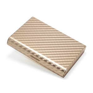 Estuche para Tarjetas de Fibra de Carbono con Bloqueo RFID, Diseño Decorativo, Caja de Aluminio para Tarjetas de Crédito, Cartera Metálica para Tarjetas Bancarias, Regalo Corporativo - Product Image 4
