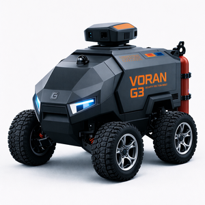 หุ่นยนต์ลาดตระเวนรักษาความปลอดภัยอัตโนมัติ VORAN ความแม่นยำสูง 5 ซม. หุ่นยนต์รักษาความปลอดภัย AI สำหรับสนามบิน - Product Image 2