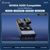 Conteneur de centre de données à refroidissement liquide de 300 kW avec système de refroidissement liquide direct sur puce (CDU) pour cluster de GPU NVIDIA H200 B200 GB200