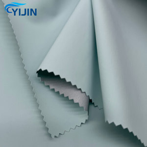 Respirant 96% nylon 4% spandex Stretch Imperméable Polyamide Softshell Moyen avec Milky Pu Film Retour pour Enfant Sport Porter Veste - Product Image 5