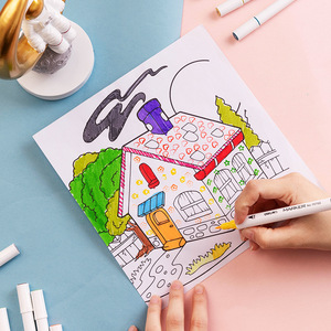 Deli Art Marker 12 Color Water Based DoubleEnded For Kids Painting Student Doodles - Product Image 3
