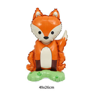 Balon Dasar Hewan Tiup Berdiri Singa Sapi Koala Balon Hewan untuk Dekorasi Pesta Ulang Tahun Anak-anak - Product Image 4