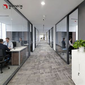 ผนัง<span class=keywords><strong>กั้น</strong></span>กระจกสองชั้นแบบบางพิเศษ, ผนัง<span class=keywords><strong>กั้น</strong></span>กระจกสำนักงานแบบโมดูลาร์, กันเสียง, ติดตั้งรวดเร็ว, คุ้มค่าสำหรับสำนักงาน - Product Image 1