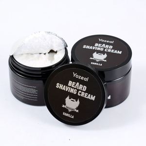 Crème à raser au bois <span class=keywords><strong>de</strong></span> santal, adoucit les barbes grossières, prévient les irritations <span class=keywords><strong>de</strong></span> rasoir, crème à raser hydratante douce pour un usage quotidien - Product Image 2