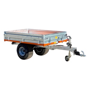 Nhà máy trực tiếp bán 1.5ton phong cách châu âu thủy lực Dump Tipping Châu Âu trang trại Trailer cho máy kéo - Product Image 1