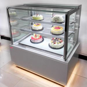 Espositore commerciale per torte con vetro quadrato-forno frigo Freezer per Coffee Shop - Product Image 6