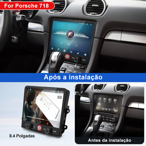 Autoradio Carplay para Porsche Boxster Cayman 718 911 918 981 997 Radio de coche Reproductor multimedia de video GPS Navegación 4G Android 13 - Product Image 4
