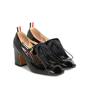 <span class=keywords><strong>Zapatos</strong></span> <span class=keywords><strong>de</strong></span> Tacón Alto con Plataforma y Flecos <span class=keywords><strong>de</strong></span> <span class=keywords><strong>Charol</strong></span> Negro <span class=keywords><strong>para</strong></span> <span class=keywords><strong>Mujer</strong></span>, Estilo Retro, Académico, <span class=keywords><strong>de</strong></span> Negocios, Vintage, <span class=keywords><strong>para</strong></span> Fiestas, Diarios, Preppy, al por Mayor - Product Image 1