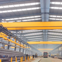 Grúa puente de dos valladas modelo LH de 5 toneladas para taller, en venta