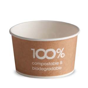 Tazza di carta compostabile per gelato e Yogurt 5 cm x diametro 8.05 cm - Product Image 1
