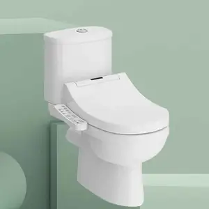 Armários de água para banheiros, armário de água francês 3 em um, bidê, assento aquecido, assento alto de 2 polegadas