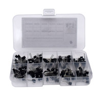 Kit de transistors BC327 BC337 2N2222 2N2907 2N3904 2N3906 S8050 S8550 A1015 C1815 PNP/NPN 10 valeurs TO-92 Transistors Set