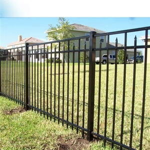 Clôture de sécurité <span class=keywords><strong>tubulaire</strong></span> pour <span class=keywords><strong>piscine</strong></span> en métal traité à haute température avec maille amovible anti-escalade, service de modélisation 3D, fabriqué à Guangdong - Product Image 2