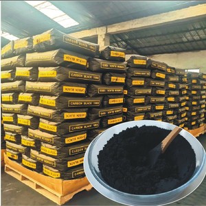 Polvo de Negro de Carbón para Neumáticos, Polvo de Negro de Carbón de Acetileno, Alta Pigmentación para Aplicaciones de Tinta y Caucho - Product Image 1