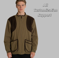 Veste unisexe en nylon Ripstop imperméable, coupe-vent, respirante, col montant, fermeture éclair, pour la randonnée, le tir et les activités de plein air