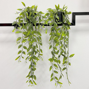 LY Home Room Decor Artificielle en Pot Verdure <span class=keywords><strong>Faux</strong></span> Eucalyptus Vigne Fougère Pothos <span class=keywords><strong>Lierre</strong></span> en Pot Herbe Verte Type Plante - Product Image 2