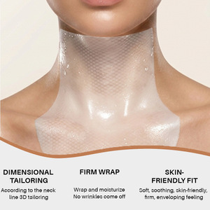 Masque pour le cou au collagène avancé, hydratant, éclaircissant le teint, lissant les ridules, en sachets individuels - Product Image 4